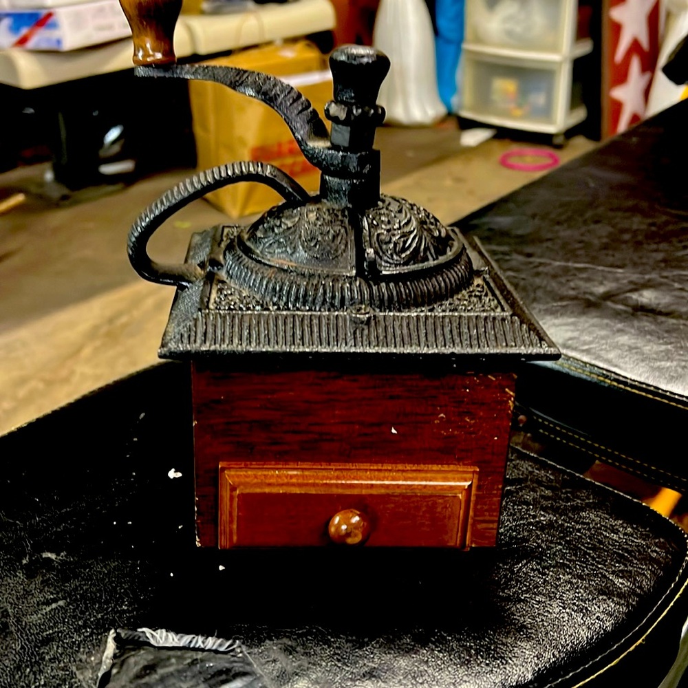 Old fashioned coffee grinder